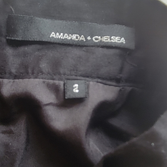 Amanda & Chelsea Black Midi A-Line Skirt - Picture 5 of 6